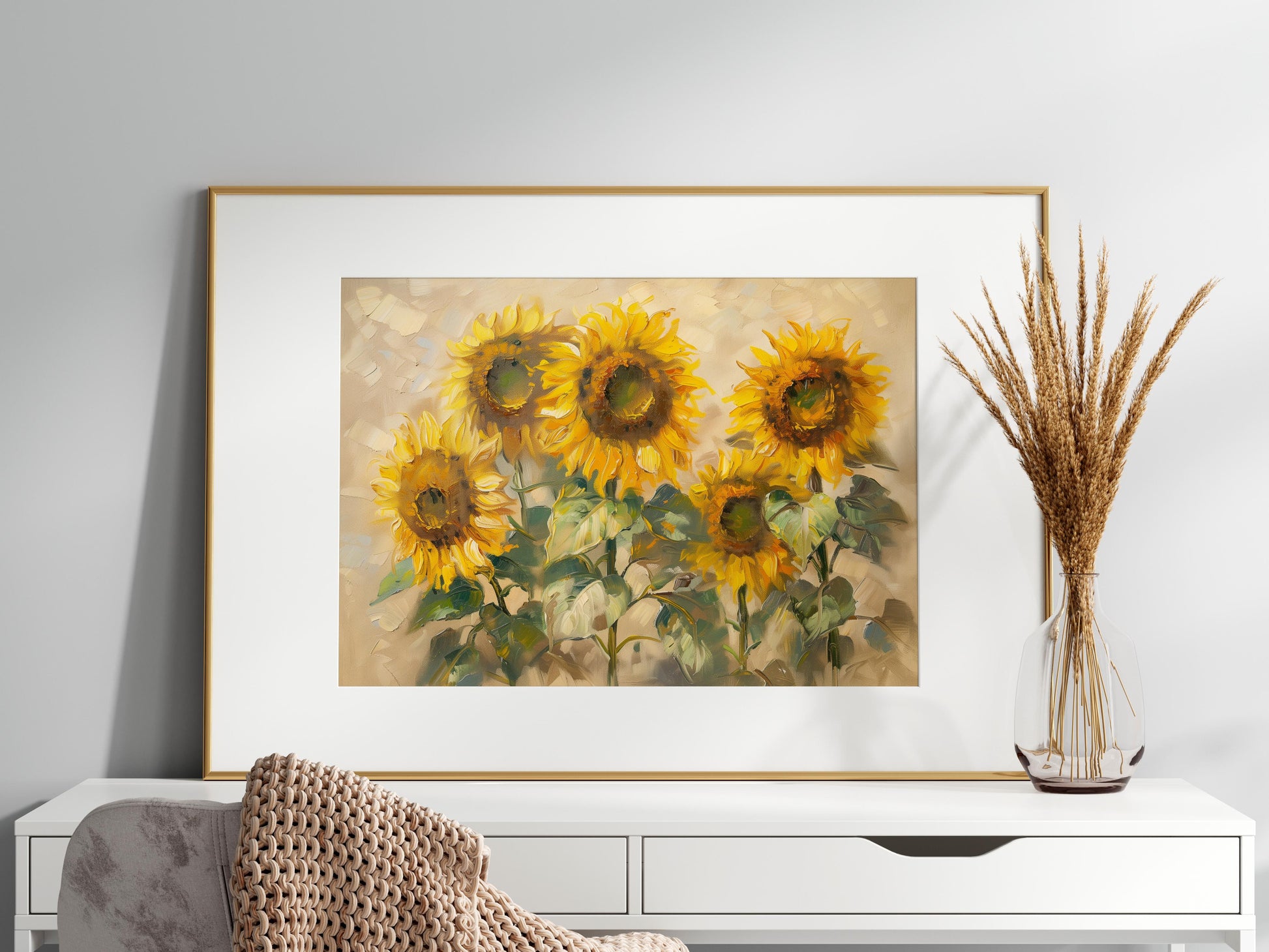 Joy of Life in Sunflowers- Warmth, Modern, Sunflowers, Culture, Mexican Art