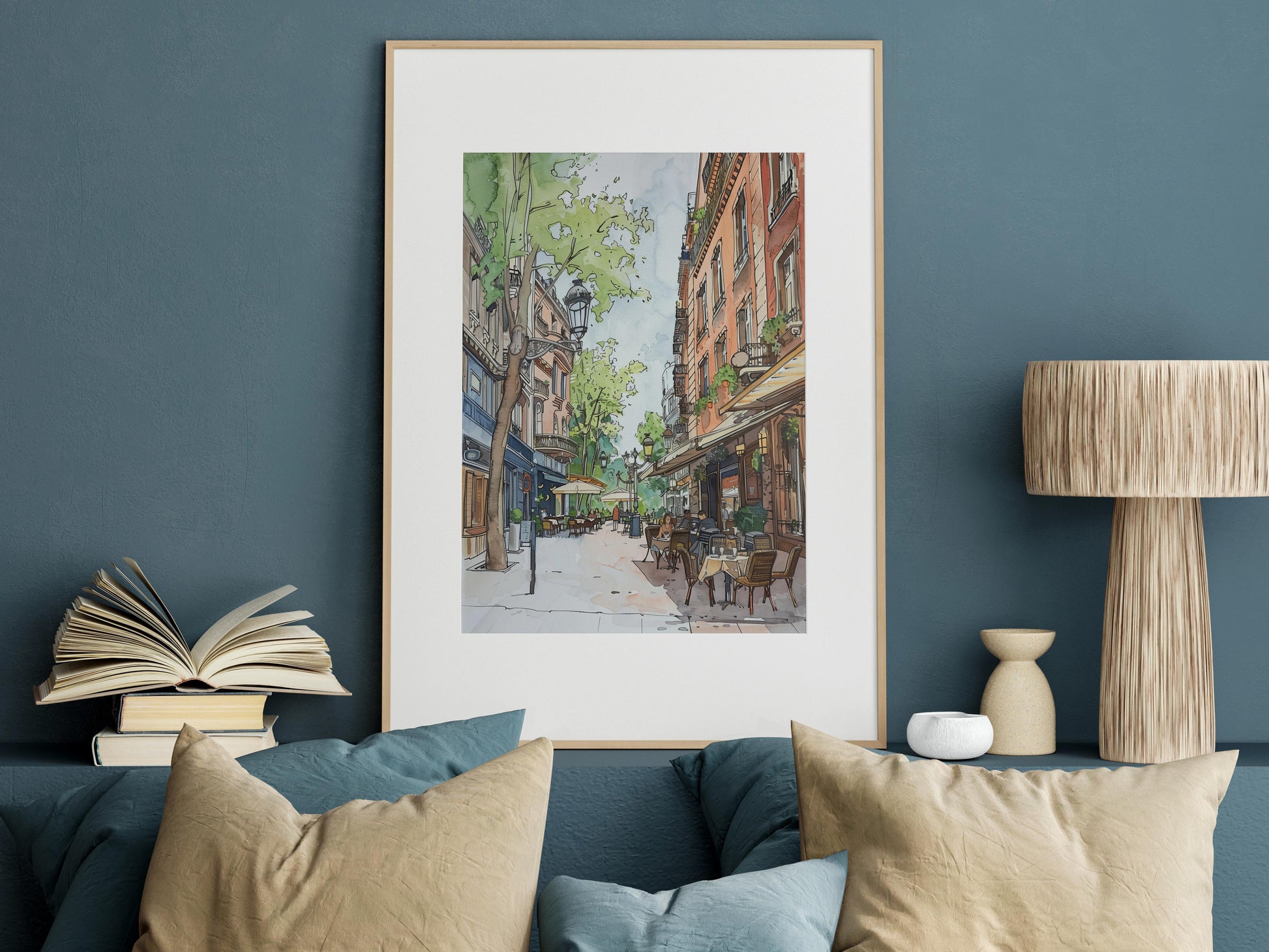 Mittag in der Allee- Home Decor, Cafes, City Life, Modern Flair, Vivacity