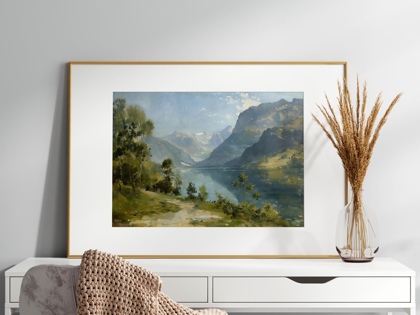 Eternal Rest of the Norwegian Fjords- realistic, Mariana Silvers, mountains, Norway, fjord