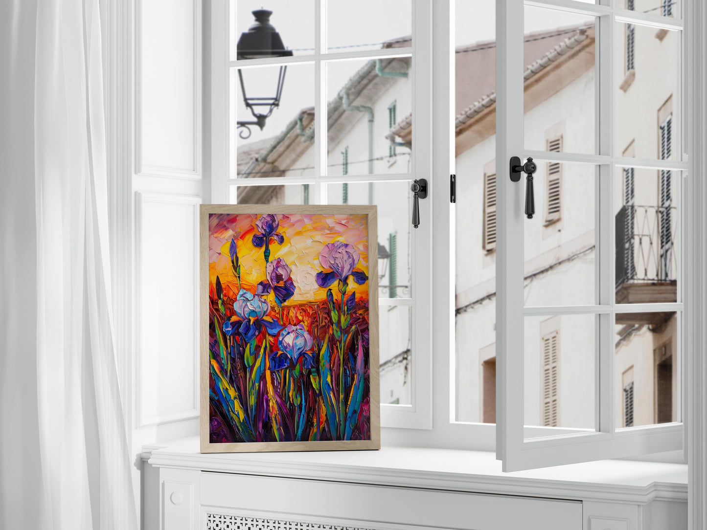 Vibrant Twilight- Gallery, Art Investment, Interior Design, Floral, Modern