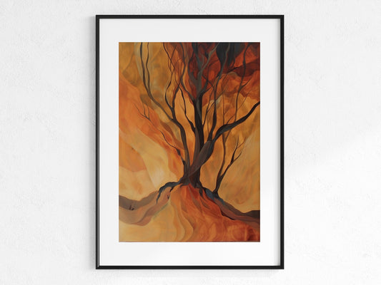 Flames of the Earth- Eloise Belmonte, desert landscape, Minimalism, French artist, collector's item